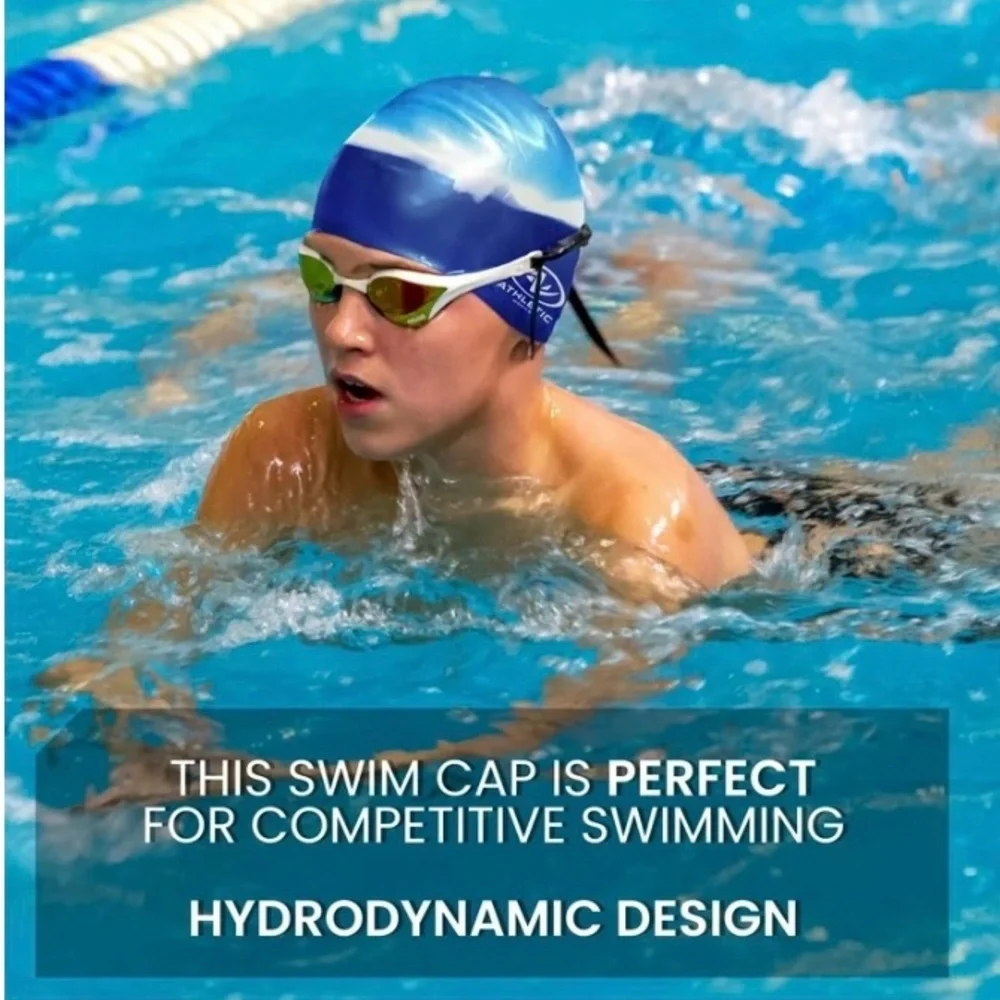 Athletic Works Kids Swim Cap Ages 6 & up